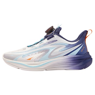 追风4|鸿星尔克儿童鞋男童校园跑步鞋旋钮扣运动鞋青少年网面鞋子