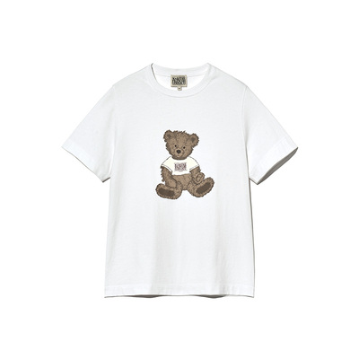 MARITHE女士涂鸦熊短袖T恤