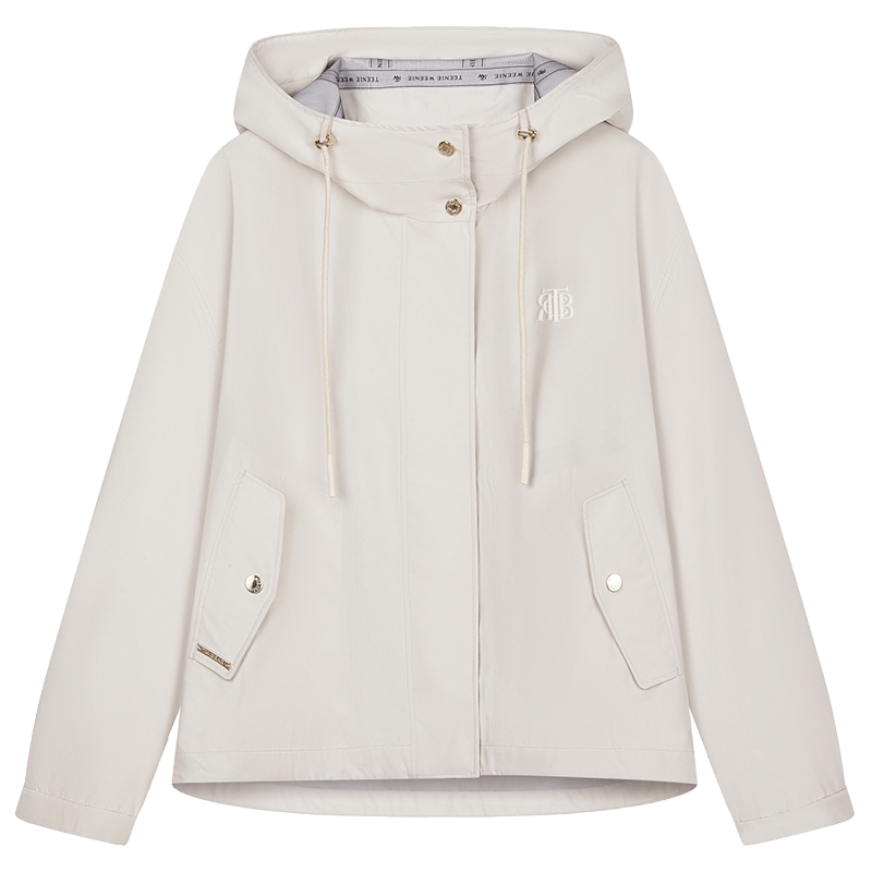 TeenieWeenie小熊女装防泼水外套2025年秋季新款通勤宽松轻薄夹克