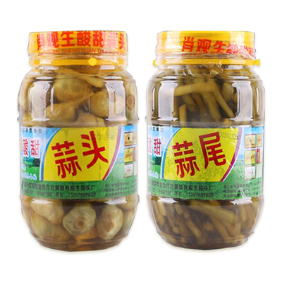非遗黄坡肖观生罐装即食糖醋蒜头