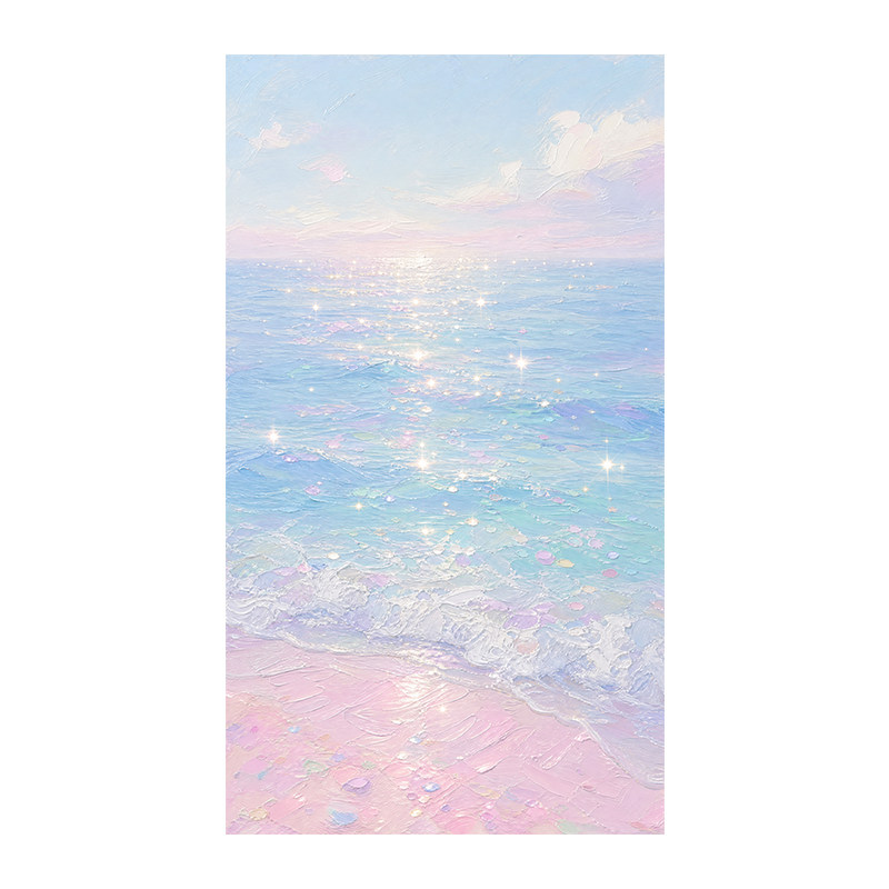 肌理海景免胶防窥玻璃贴膜
