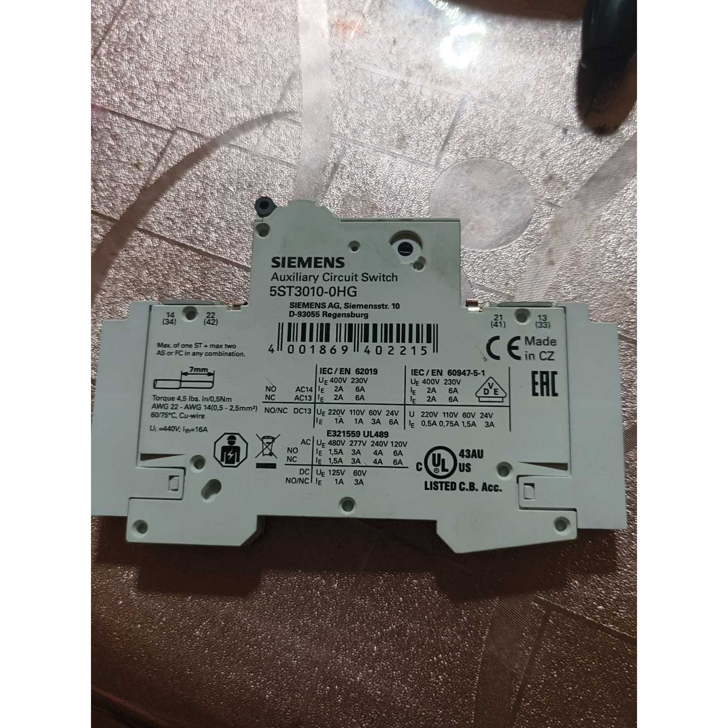 西门子空开断路器5ST3010-0HG