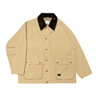 UNITELIFE24ss主线 3色复古刺绣猎装教练夹克防水立领外套