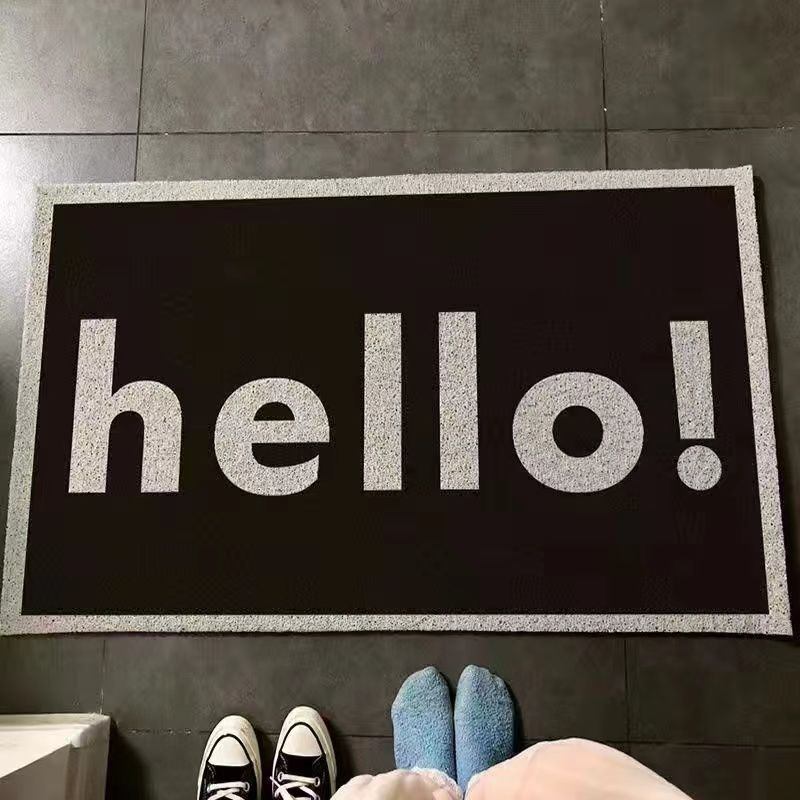 11丝圈地垫简约玄关进门垫裁剪入户地泥蹭垫耐脏可刮家用防滑室外