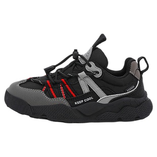 jeep女童轻便运动鞋冬季2025新款软底儿童跑步鞋超轻减震防滑跑鞋