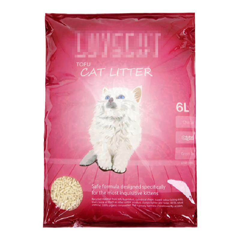 6包整箱lovecat豆腐猫砂原味直入厕所6L绿茶活性碳除臭爱宠爱猫lc