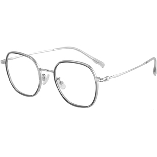 Latemon浪特梦光学眼镜框个性不规则近视眼镜架可配度数L52376