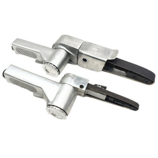 砂带机小型330x10气动沙带机工业级520x20手持抛光毛刺砂带打磨机