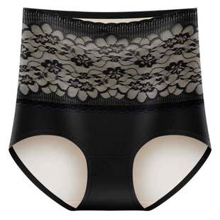 纯棉保暖内裤女加绒加厚高腰收腹蚕丝抗菌裆护腰冬季三角裤头新款