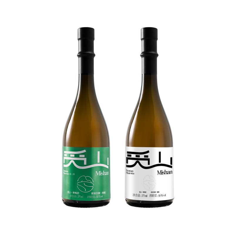 觅山青梅酒10.5度梅子酒鲜果发酵酒低度微醺女士果酒晚安酒375ml