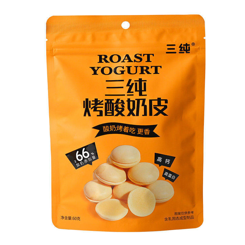 三纯烤酸奶皮60g奶酪高钙高蛋奶皮