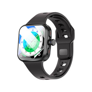 适用万小蒂S100手表贴膜华强北阔屏腕表WatchS100屏幕保护膜全屏覆盖防刮防爆w527通话手环防窥水凝膜非钢化