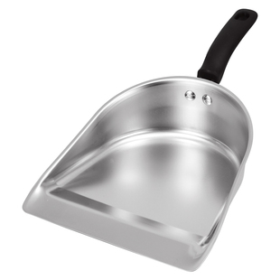 加厚不锈钢簸箕小号手持式垃圾铲一体单个短柄撮子家用灰迷你畚斗