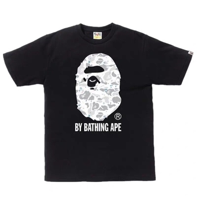潮牌BAPE青年休闲印花短袖T恤