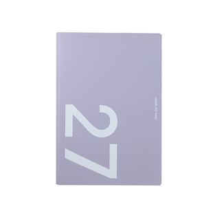 卡杰新款2027年日程本多巴胺365每日计划记事本定制简约工作日志记录本横线笔记本子高颜值手帐软皮日记成人
