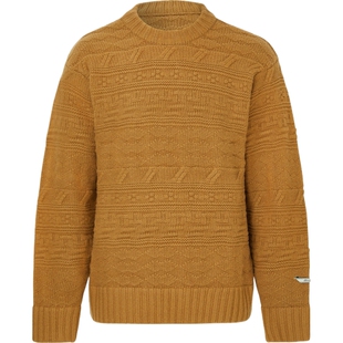 【折扣】Ader Error 男秋冬绵混纺圆领毛衣