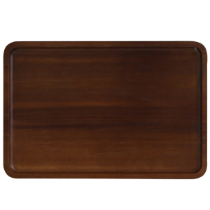 日式家用相思木实木长方形托盘木质杯架水杯茶杯盘收纳盘子餐盘托