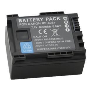 适用于佳能电池 BP808 BP809 BP807 BP827 BP828电池 摄像机VIXIA HF10 HF100 HF11 HF20 HF200 HG20