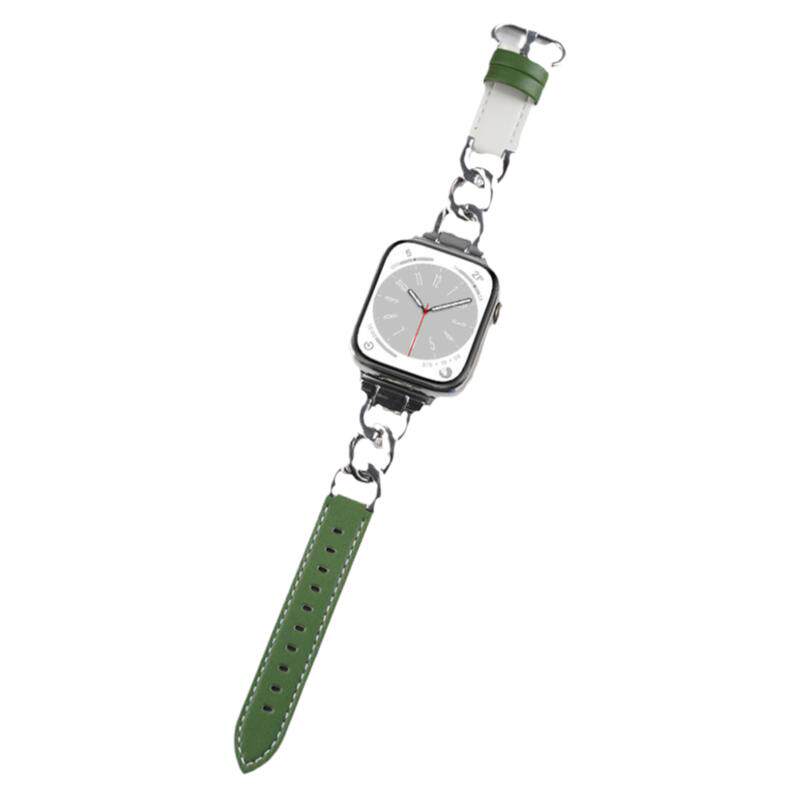 适用苹果iWatch牛仔链表带