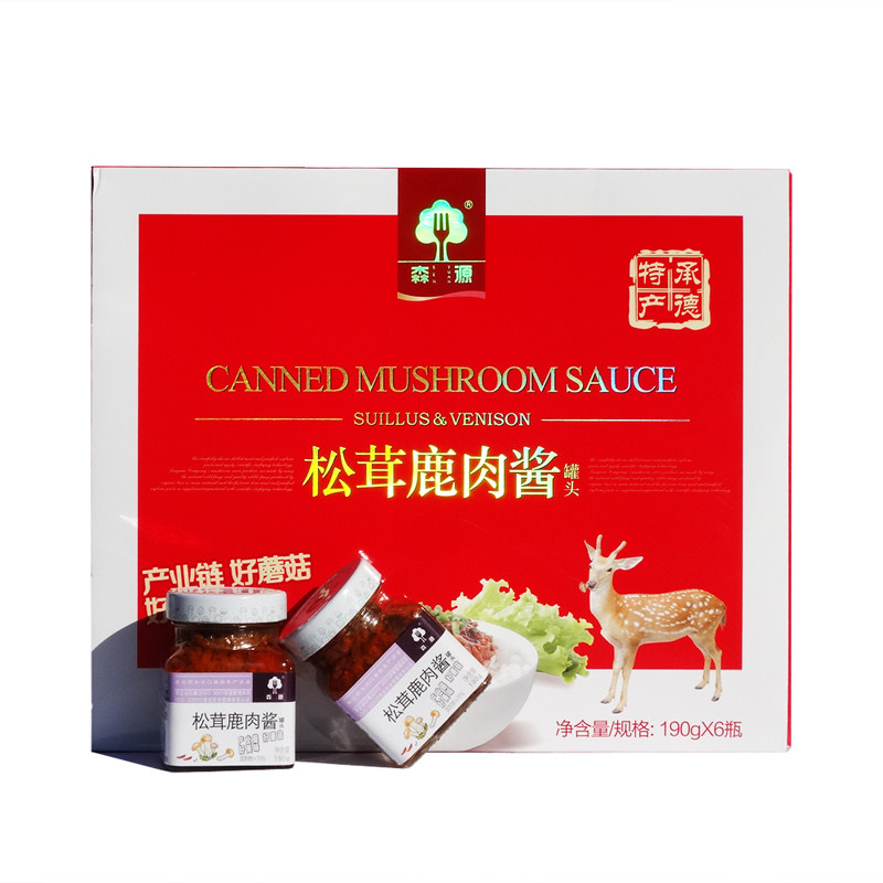 蘑菇酱承德拌面酱森源松茸鹿肉酱