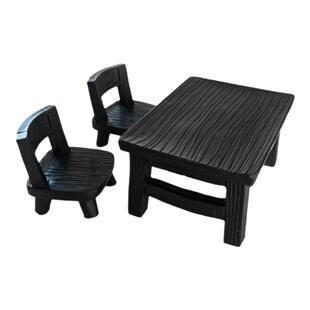 小布娃娃屋配件场景模型布娃娃微型道具树脂小家具迷你小桌椅摆件