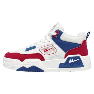 回力高帮男鞋2026冬季新款加绒板鞋学生运动小白鞋厚底保暖二棉鞋