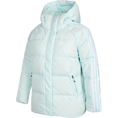 阿迪达斯女子运动连帽羽绒服