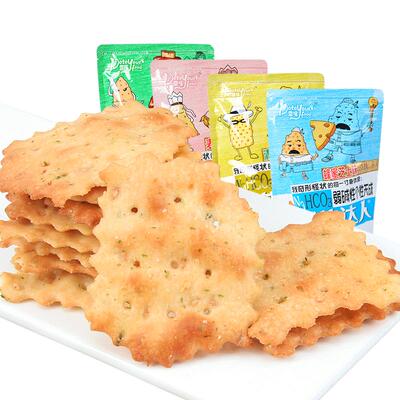 碱体达人饼干咸味办公室零食
