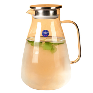 乐美雅冷水壶高硼硅玻璃耐高温家用装凉水壶大容量水杯凉杯凉茶壶