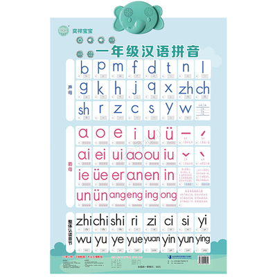 幼儿园汉语拼音字母表有声挂图