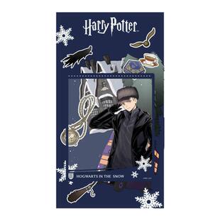 正版官谷哈利波特周边雪景系列合影卡赫敏韦斯莱双子亚克力卡片