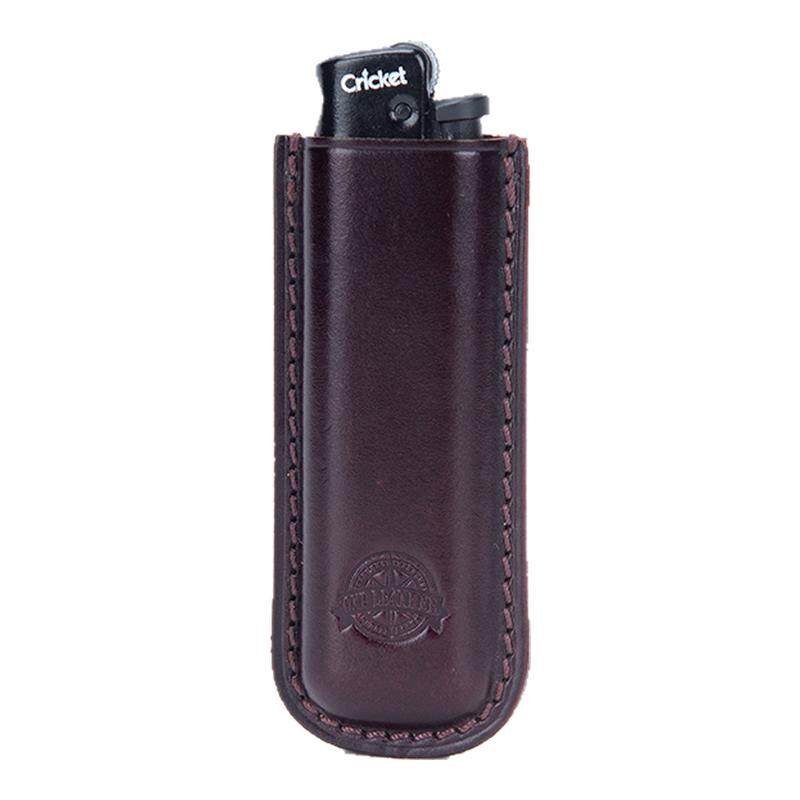 草蜢日本手工leather打火机皮套