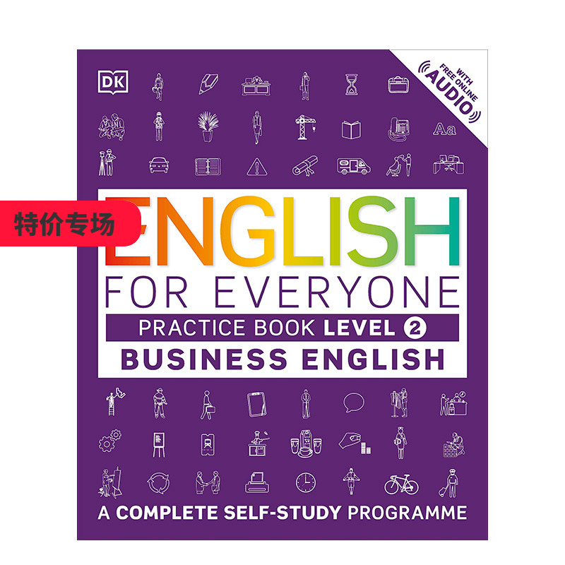 【现货】English for Everyone Business English Practice Book Level 2: A Complete Self-Study Programme DK新视觉人人学英语