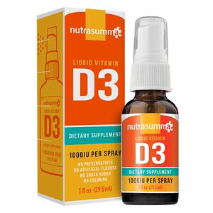 Nutrasumma纽特舒玛维生素d3喷雾儿童青少年维VD缺乏促钙吸收喷剂