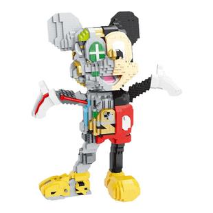 机械鼠趣味3d立体拼图玩具地狱十级高难度成人版拼装积木客厅摆件