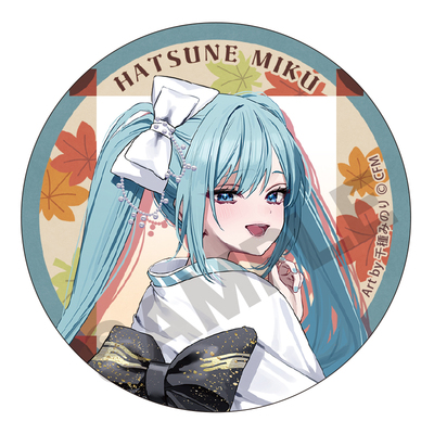 CRUX初音未来回眸吧唧徽章