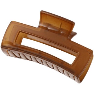 超大号13cm抓夹!头发量多大号方型鲨鱼夹韩透明盘发大码加宽发夹