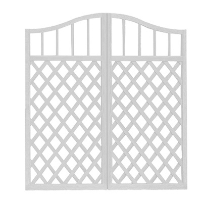 防腐木花园栅栏门隔断