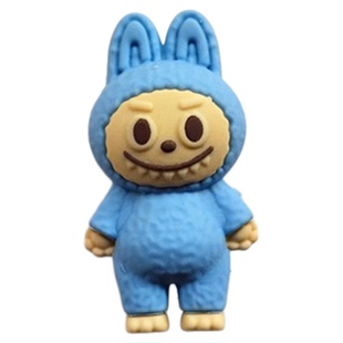 创意可爱拉布布拼装橡皮擦盲袋卡通动漫高颜值小学生学习用品橡皮