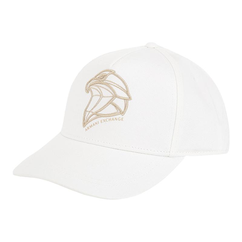 AX阿玛尼 男士棉质鹰标刺绣帽子棒球帽鸭舌帽 954208 4R107