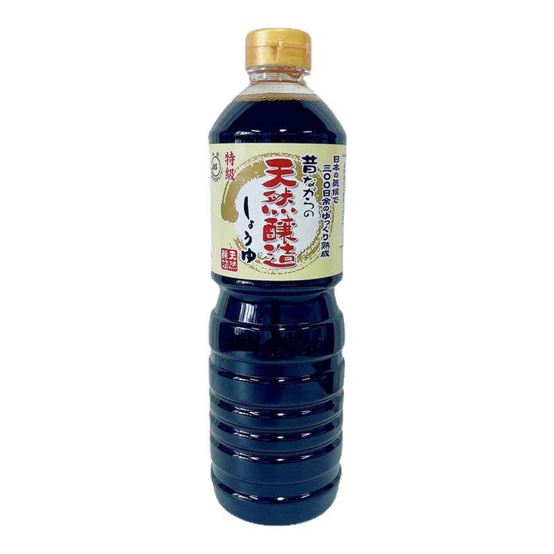 日本进口伊贺越天然酿造酱油1L