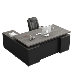 办公桌老板桌简约办公室组合桌椅单人商用大班台高级感电脑桌桌子