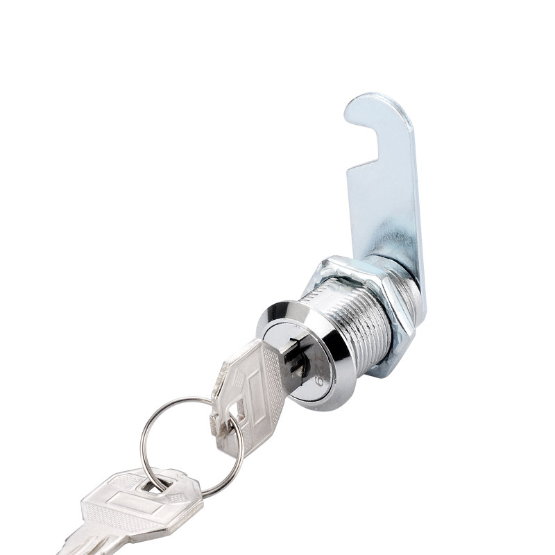 更衣柜锁文件柜锁信箱偏心转舌锁铁皮柜子锁储物柜锁柜门锁芯锁头