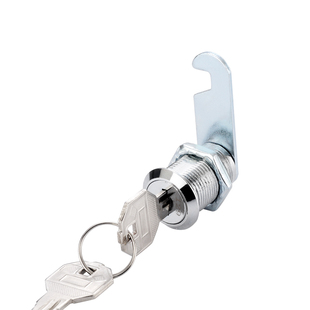 更衣柜锁文件柜锁信箱偏心转舌锁铁皮柜子锁储物柜锁柜门锁芯锁头