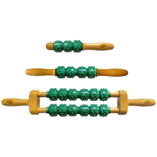 正品少林易筋洗髓棒磁力滚轮按摩棒通经络肩颈腰腿背磁疗擀筋骨棒