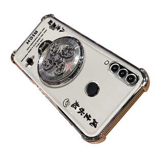 适用华为nova4e手机壳MAR一AL00保护软硅胶套透明nove四角全包气囊防摔MARAL男女新款高级感note高颜值带支架