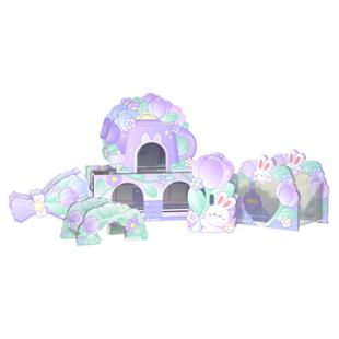 宠尚天仓鼠用品玩具金丝熊躲避屋磨牙套装小宠专用造景生活用品