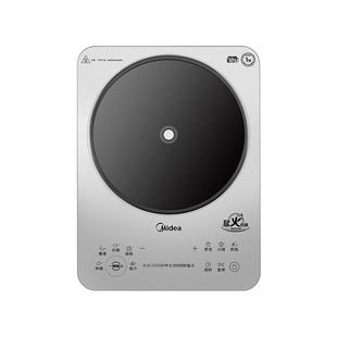 美的电磁炉家用3500W大功率商用饭店食堂防水爆炒官方旗舰店3000W