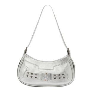 Billie Veromca月牙腋下包小众设计高级感复古锁扣机车腋下包包女