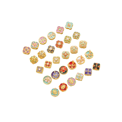 祢饰妮铜镀金高保色隔珠